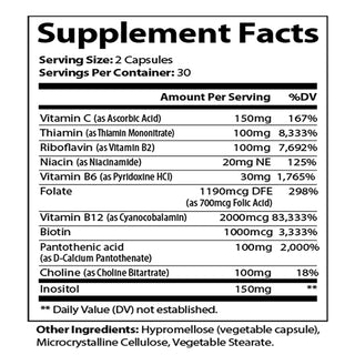 B  Complex With Vitamin C